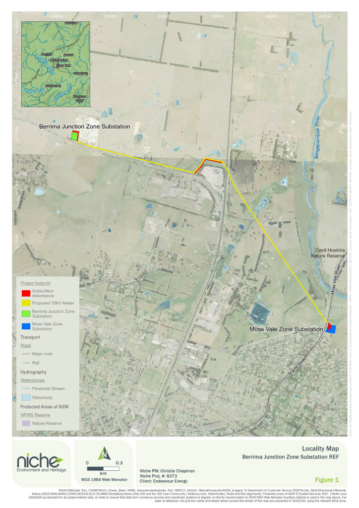 Locality Map - Berrima Junction Zone Substation REF